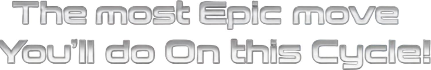 The most Epic move You'll do On this Cycle!